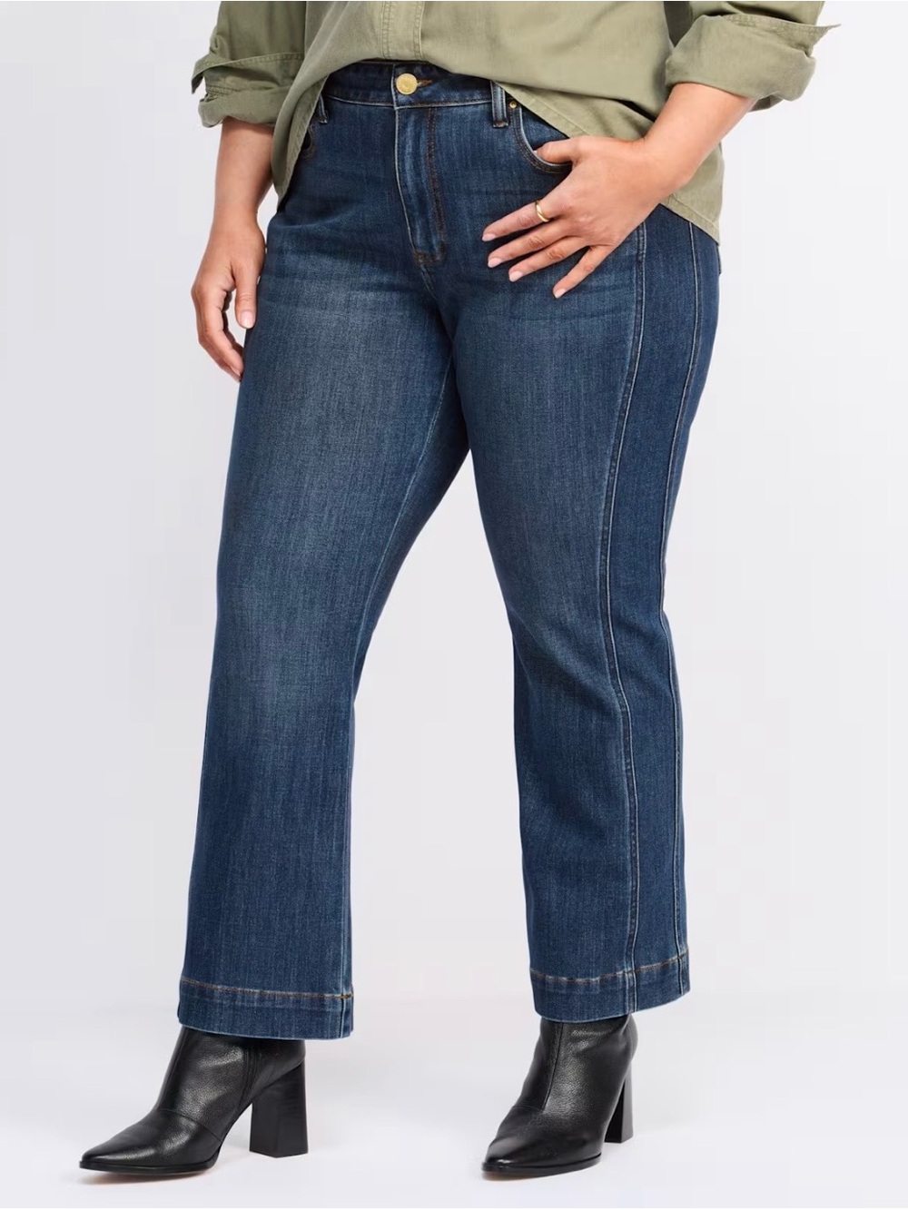 KUT Natalie High-rise blue jeans